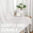 Linen Curtains for Living Room 2 Panels Back Tab Loop Pocket Textured Light Filtering Semi Sheer Rustic Farmhouse Boho Curtain for Bedroom , Bright White-16304827-16304813
