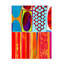 Art mural sur toile tendue - Rex Ray «Carnivale», art mural pour salon, chambre à coucher ou bureau - 35 x 47