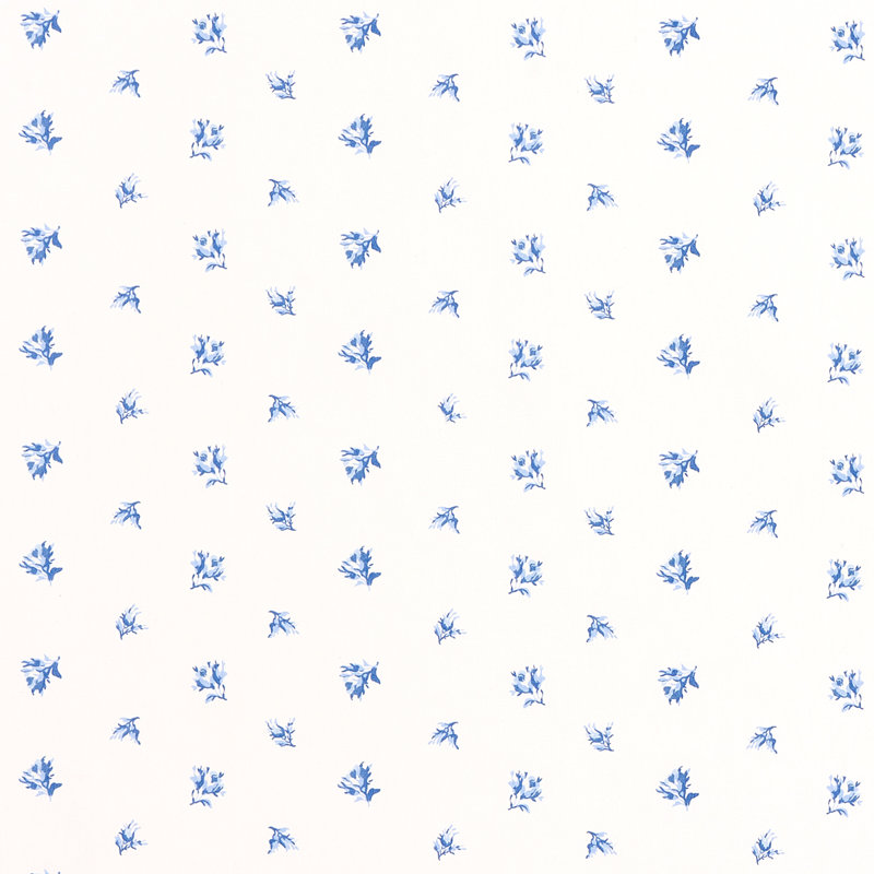 Margie Floral Fabric, Porcelain