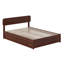 Lit plateforme en bois massif avec lit gigogne assorti Ause-1450992450-1450992449