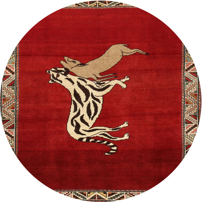 Oriental Indoor Rug, Round 7'