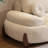 Creamy white Polyester Modular Sofa