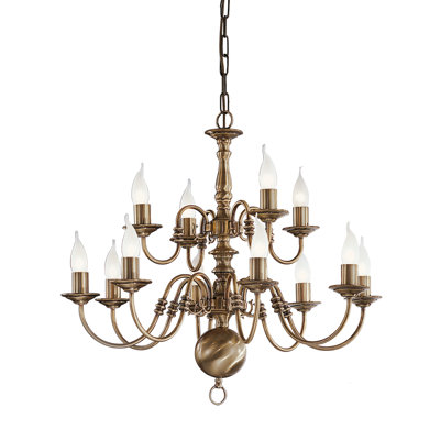 Frontenac 12 - Light Candle Chandelier