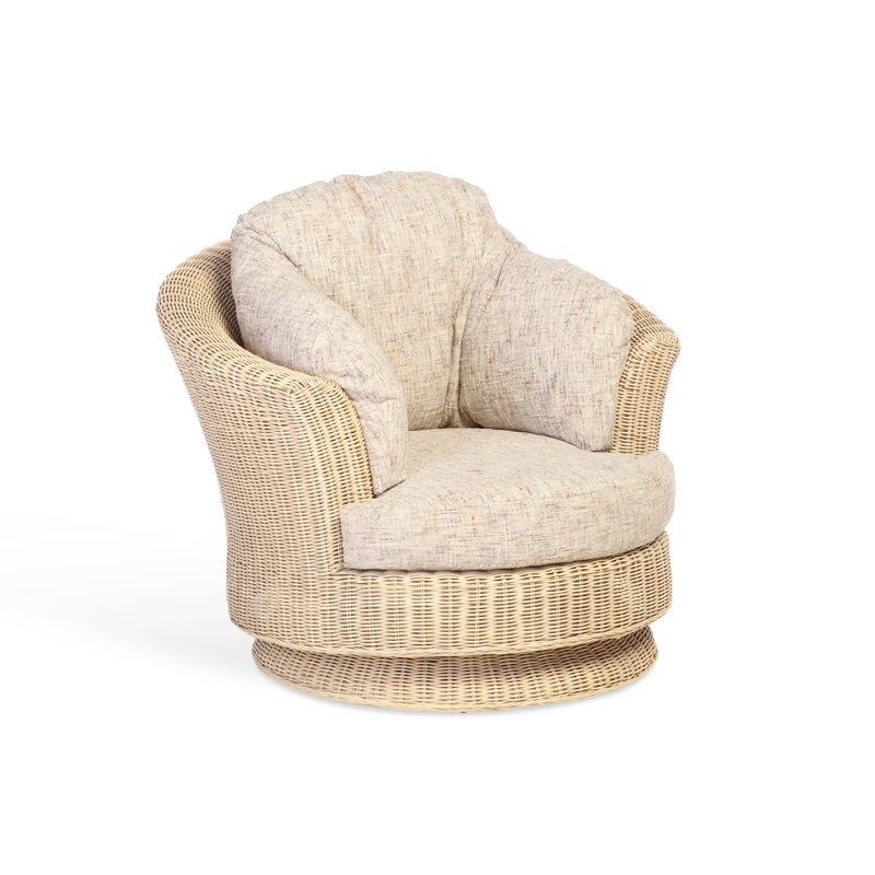 Upholstered Swivel Accent Chair