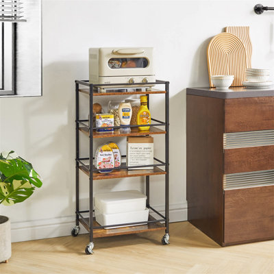 Aljandro Metal Bar Cart