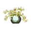 Orchid Arrangement in Mirrored Glass Vase