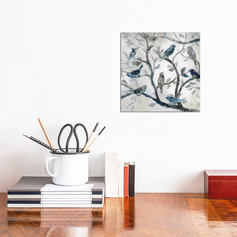 "Morning Song II" par Nan, reproduction d’art, Toile tendue, Pas de tapis, H 12 po x l 12 po x P 0,75 po