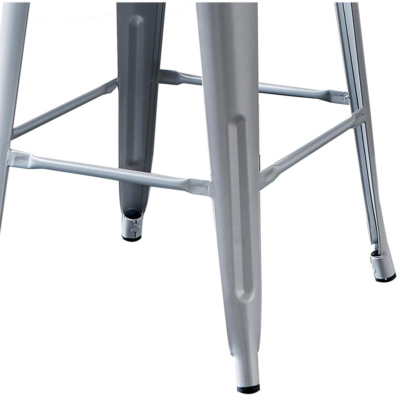 Tabourets de bar modernes et modernes, Gris clair, Tabouret de bar (siège d'une hauteur de 30 po), 2
