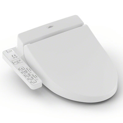 Siège de toilette de bidet électronique TOTO® WASHLET® C100 avec PREMIST, coton allongé blanc