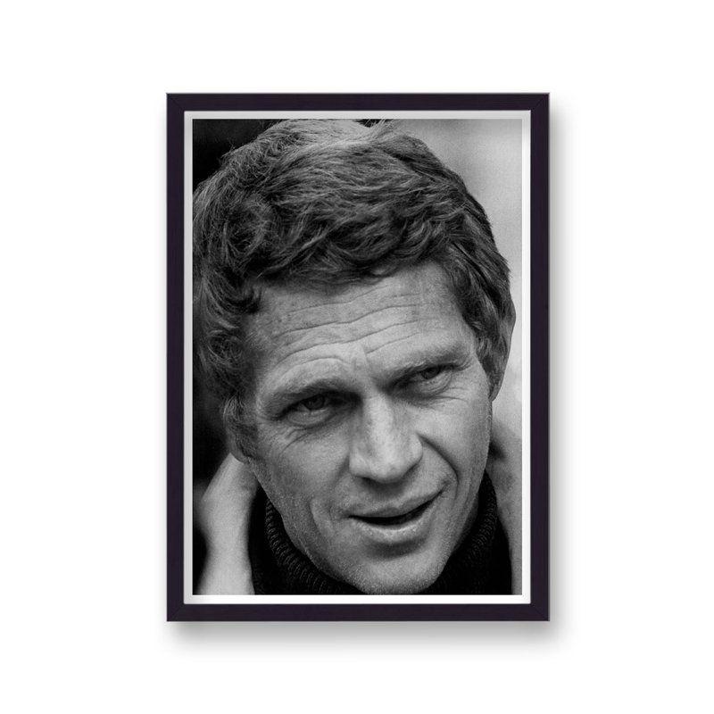 Steve Mcqueen On Set Bullitt - Single Picture Frame Print