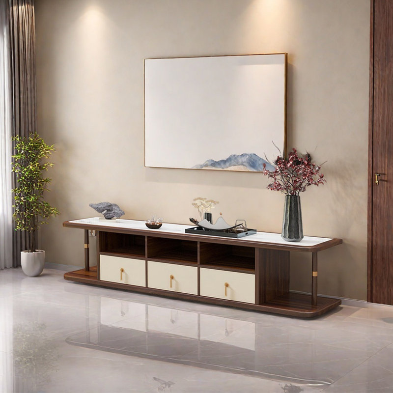 New Chinese style sintered stone TV stand