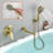 1 Handle Wall Roman Tub Faucet with Diverter-82621182