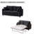 Sleeper Sofa Bed, Pull Out Couch with Mattress, 74'' 2 Seater Upholstery Sectional Couches, Modern L-310936736