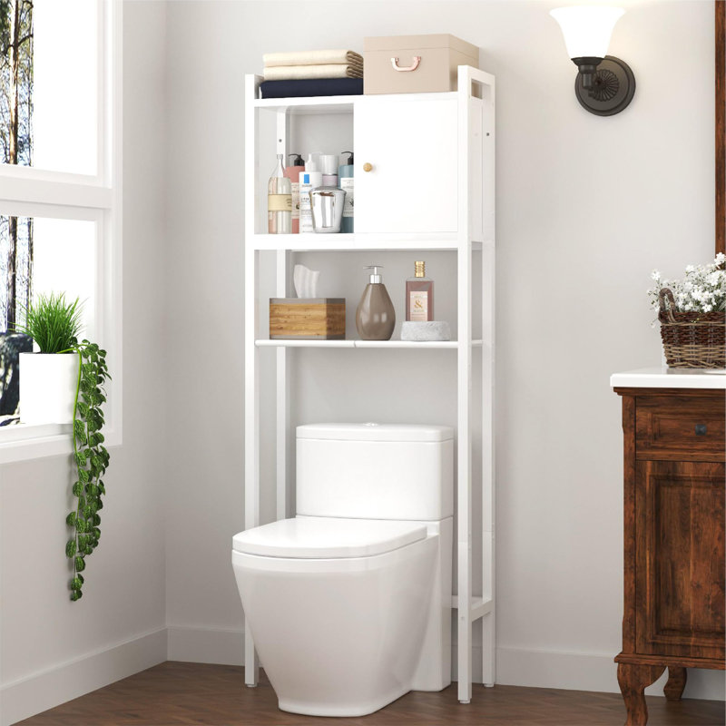 Rangement au-dessus de la toilette, Blanc