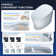 One Piece Smart Bidet Toilet with Auto Open/Close,Foot Kick Sensor Open&Fush,Auto Flush,Heated Seat