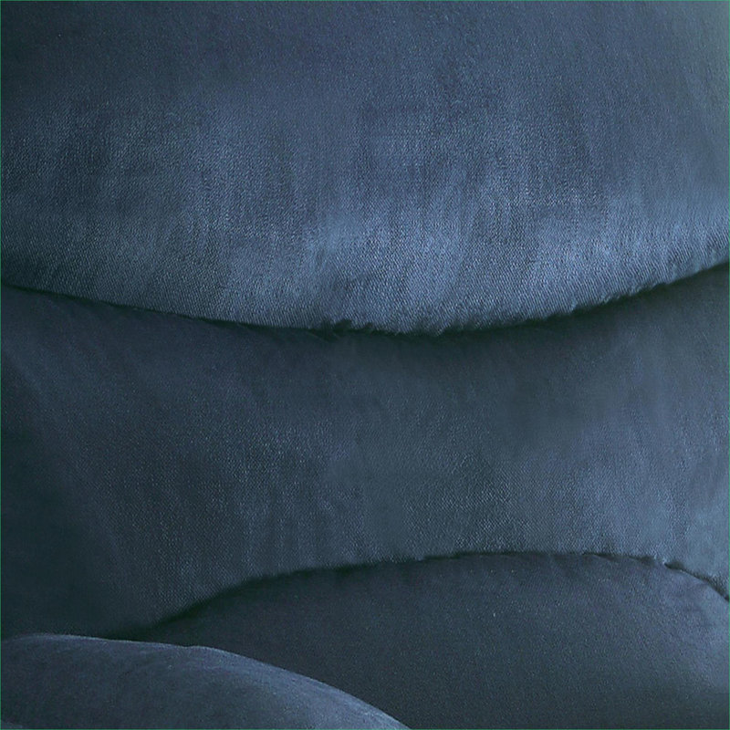  Fauteuil inclinable Motion, tissu bleu profond tissé, inclinable pour économiser l'espace