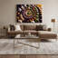 «Desserts Energy balles», art mural sur toile brune-1032894976