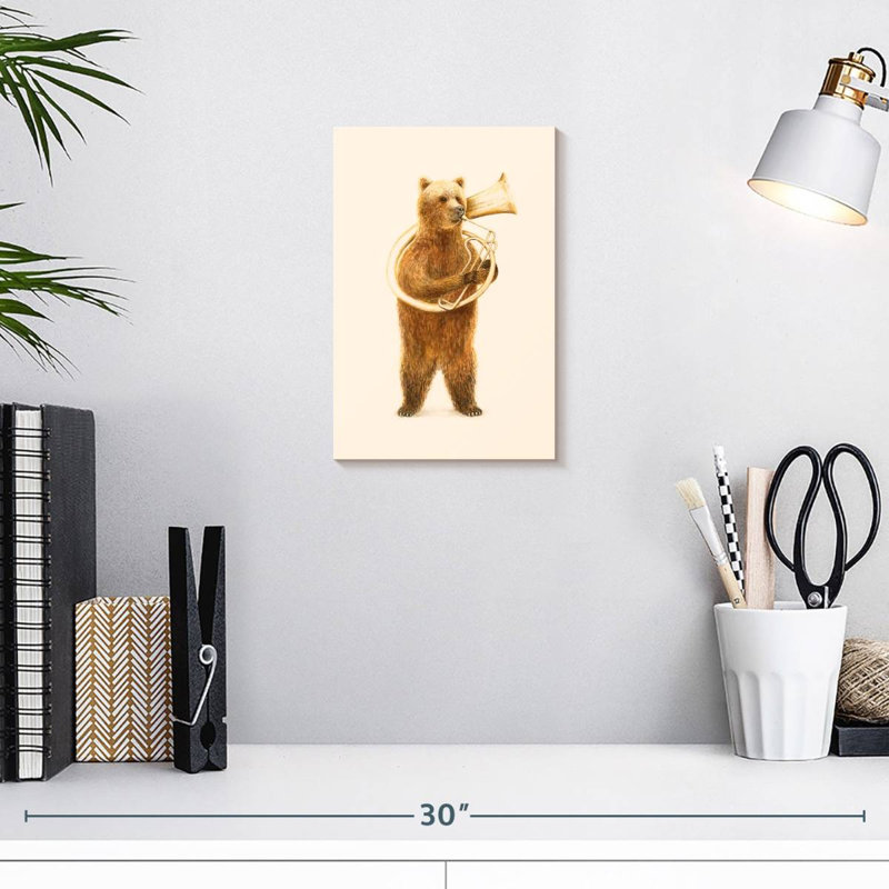 Ketti The Bear And Its Helicon, 12" H x 8" W