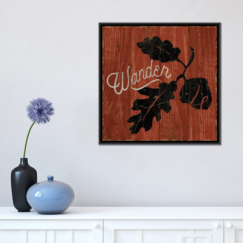Lake Lodge, impression sur toile tendue, H 18 po x l 18 po x P 1,5 po, Toile encadrée noire, Pas de tapis
