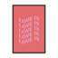 «Love Is Love Red» par Garima Dhawan, reproduction d'art sur toile-1781362256-1781362263