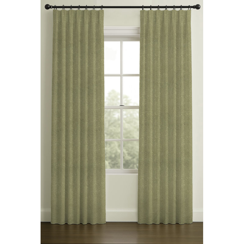 Matelesse de coton à doublure inversée plissée, L 33 po x L 108 po, Vert