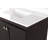 80" Double Sink Bathroom Vanity-Brown,With Mirror
