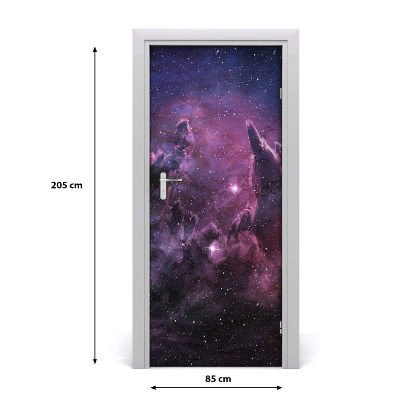 Nebula Door Decal