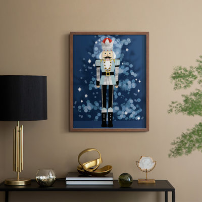 «Disco Nutcracker II», reproduction encadrée - bois massif