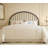 Arched Design Matte Black Metal Headboard With Adjustable Height Brackets For Queen/Full Bed Frame-1890779468