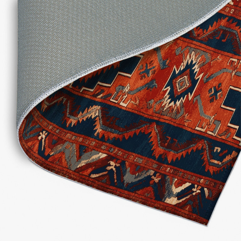 Tapis turc intérieur et extérieur brun, Rectangulaire 8 pi x 10 pi