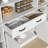 71" H Kitchen Pantry Cabinet, White