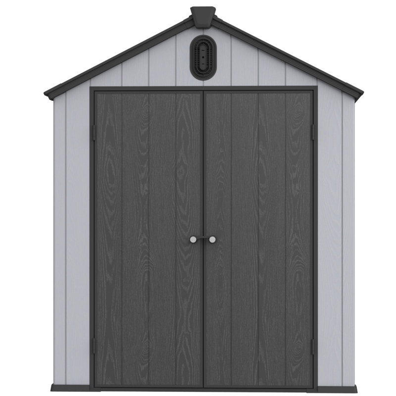 Rangement de jardin 6 x 8 pi - Remise en plastique imperméable et pratique