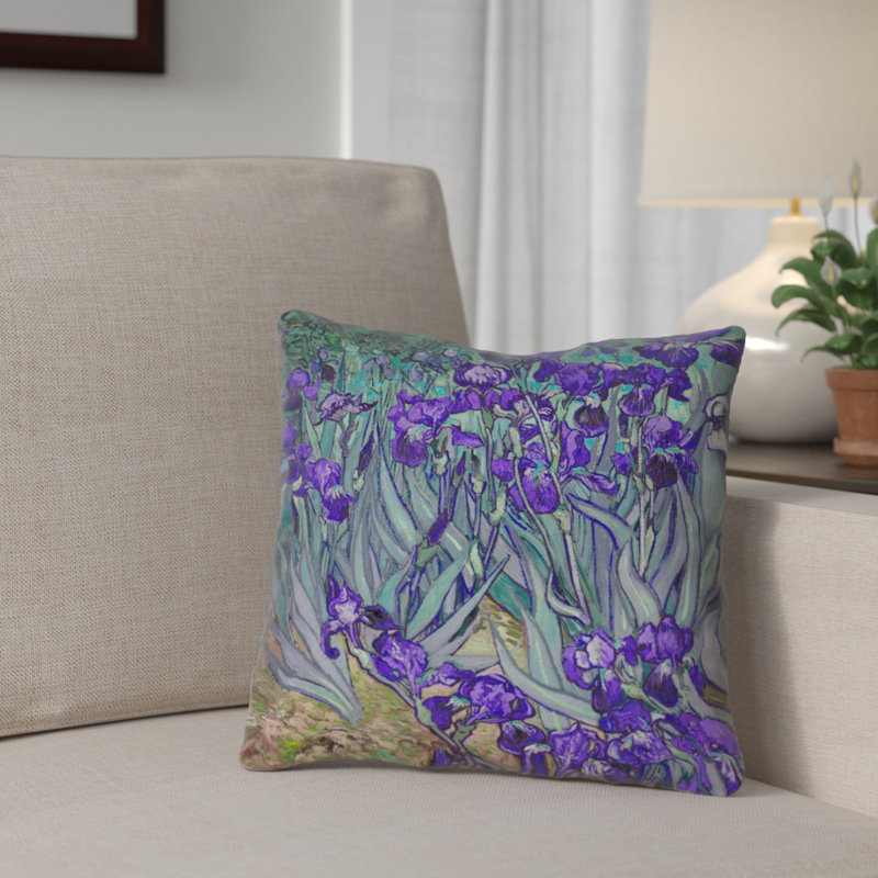 Coussin Morley, 16 po x 1 po, Mauve, Polyester / bourre de polyester