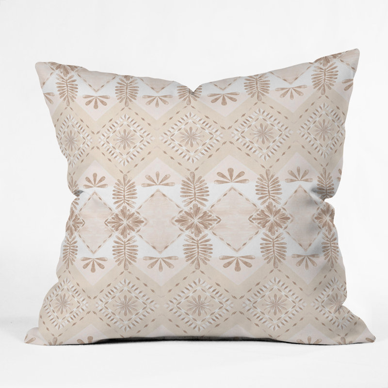 Coussin décoratif intérieur/extérieur en cendres sous l’arbre willow, 16 po x 1 po