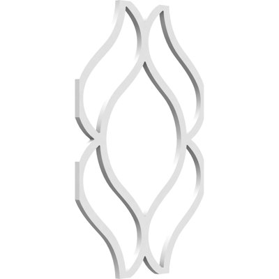 Petits panneaux muraux décoratifs Villarreal, petit, l 11 3/8 po x H 17 po x T 3/8 po, PVC de qualité architecturale