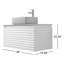 Ensemble de meuble-lavabo simple 36 po Jasmine-54520382