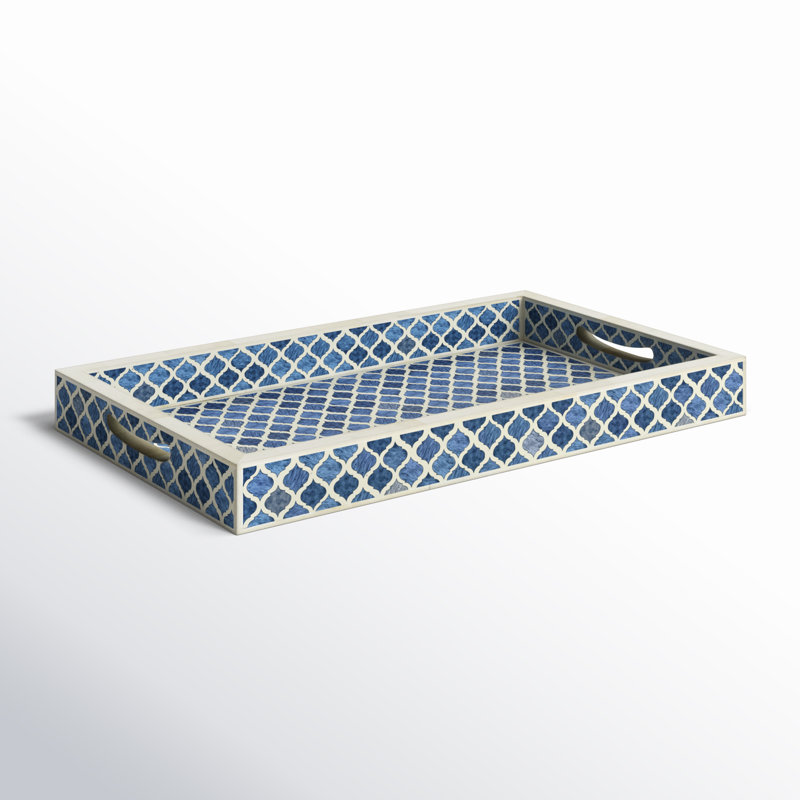 Meknes Bone Inlay Serving Tray