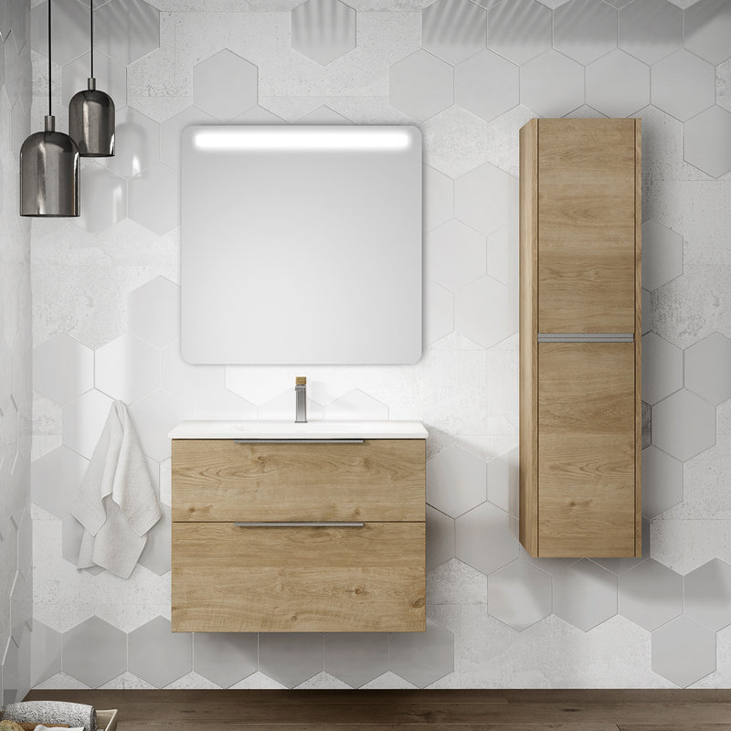 Dalia 32'' W Single Vanity, 32", Natural Oak