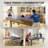 9 ft Folding Table Tennis Ping Pong Table Conversion Top with Net