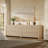 Allete 55.2"W Modern Fluted Panel 7-Drawer Dresser-243733643