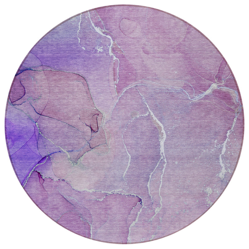 Tapis d'intérieur rond 8 po