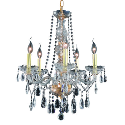 Pinkston Glass Dimmable Classic / Traditional Chandelier