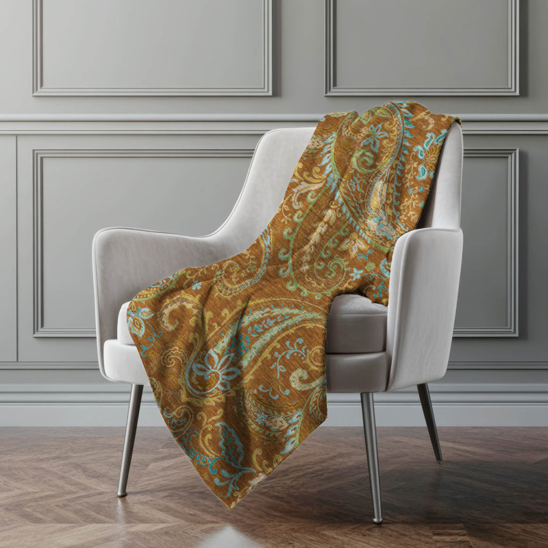 Jeté en sherpa Addison, Paprika