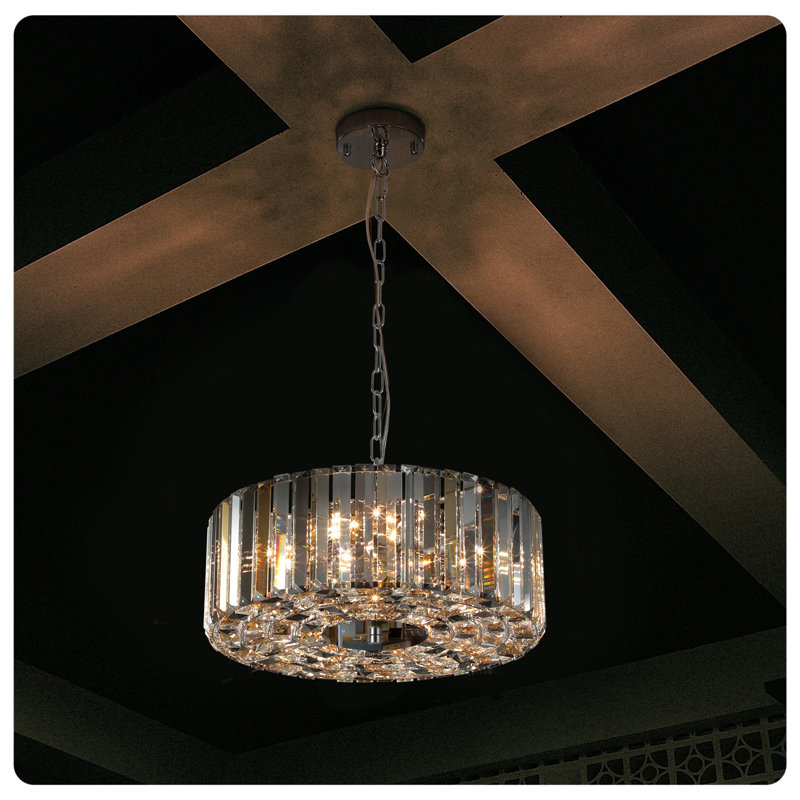 Lustre en cristal de style moderne