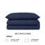 Imperial Homeware London Microfiber Striped Duvet Cover Set with Pillowcases Included-116167103-116167105