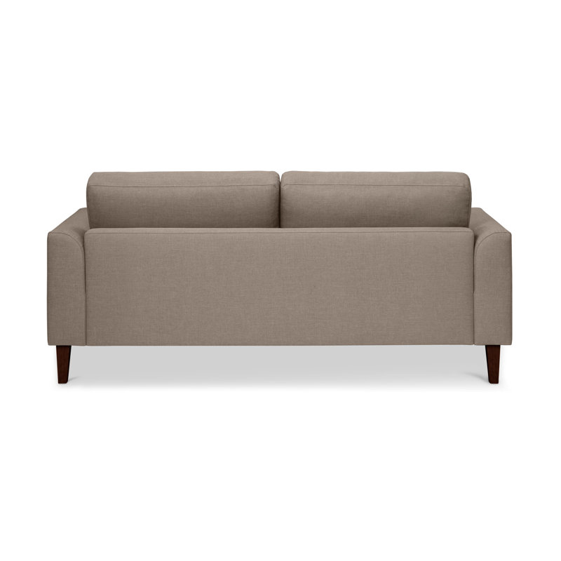 Tommy 2 Seater Sofa, Beige, Wenge