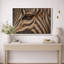 Œil de zèbre, art animalier, images de chambre à coucher, impression sur toile encadrée-1837144255-1837144252