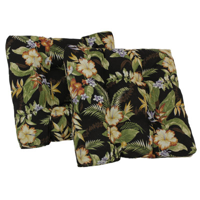 Freeport Ebony Seat Cushion by Bay Isle Home