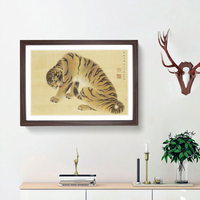 Ferocious Tiger by Maruyama Okyo - Picture Frame Painting Print