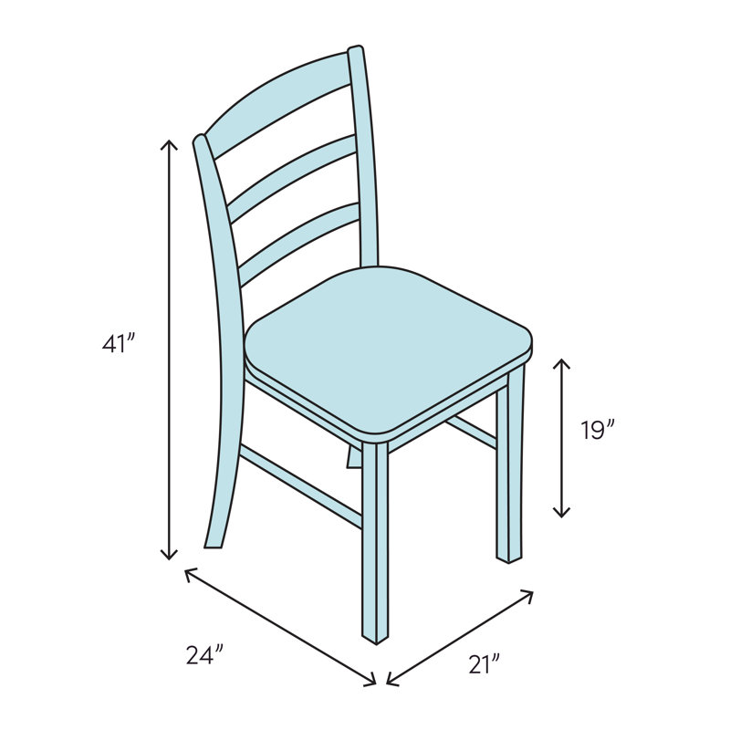 Bay Isle Home Castiel Ladder Back Side Chair